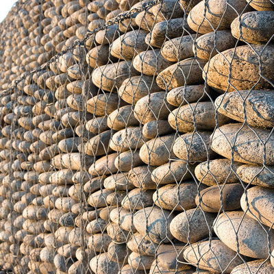 Cercas de gabión Mejor precio Jaulas de gabión hexagonales Antirrusta Jaulas de gabión soldadas Gabion galvanizado Caja