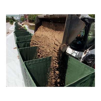 Militar 4-6mm Tamaño personalizado Barrera defensiva galvanizada Galfan Tejido de geotextil para contra inundaciones