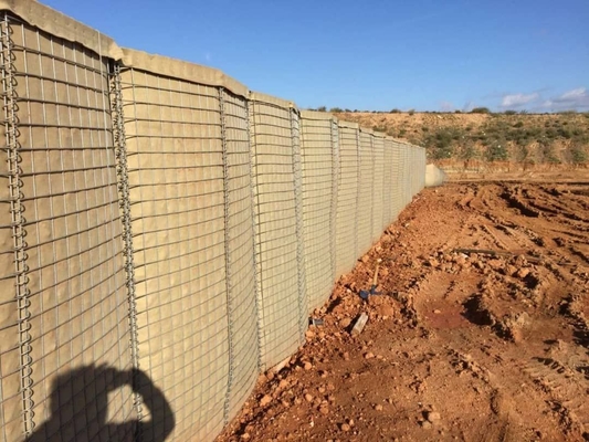 Armadura de 4 mm de alambre de protección de la barrera defensiva del borde del búnker para Kenia