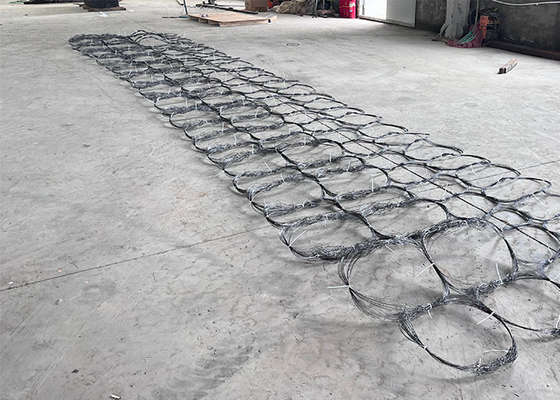 Barrera de tanques de baja visibilidad Estructura de impedimento galvanizado para tanques