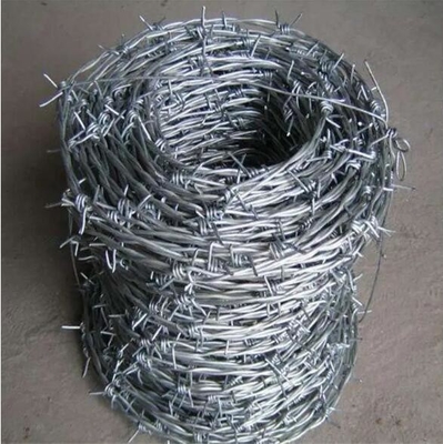 125 alambre de púas de calibre con 14 barras de 4 puntos prisión de alta seguridad alambre de púas cerca alambre de púas precio en bangladesh galvanizado