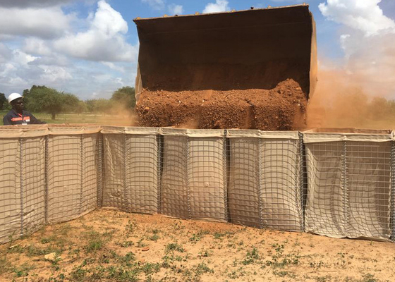 Bastión Defensivo Cajera Construcción Barreras Pared Defensiva de Explosión