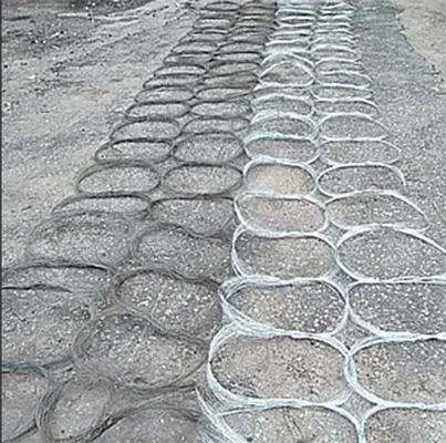 20M Obstáculos de baja visibilidad, cables metálicos entrelazados, barrera antitanque.