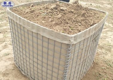 Bolso el 1.37*1..06*10m militar galvanizado sumergido caliente de Hesco de la pared de la arena de la milipulgada 1