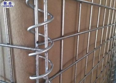 Servicio plegable del OEM del color de la arena de la barrera 300gsm de la seguridad de la caja de Gabion del metal