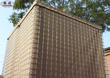 Mitigación defensiva de la ráfaga de la barrera de la ráfaga anti de la caja de Gabion de la malla de la pared de la arena