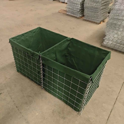 Barrera defensiva de malla de alambre soldada de acero galvanizado 75mmx75mm