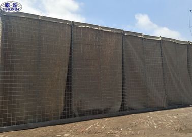 Caja militar soldada con autógena de Gabion, caja militar de Gabion de la seguridad