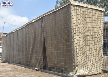 La caja militar de encargo de Gabion/galvanizó la pared militar de la arena