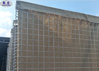 Bastión defensivo de Hesco de la pared de Gabion de la malla de alambre 3 años de certificación de la garantía ISO