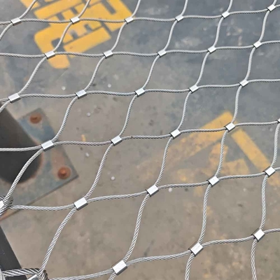 Kn malla de alambre metálico red anti-drones de alta ductilidad metal estirable acero inoxidable 304