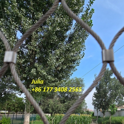 Rejas de seguridad Rejas de cable Rejilla de alambre Rejilla de ferrules Rejilla anti drones 3m X 3m