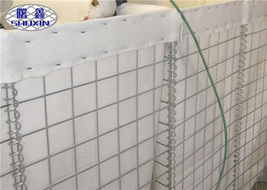 Galfan cubrió la pared alineada geotextil soldada con autógena de la construcción de las cestas de Gabion