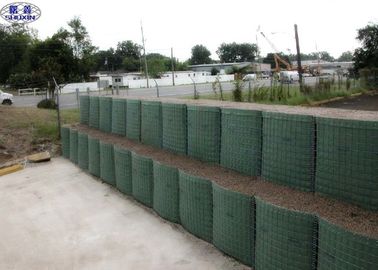 materiales con poco carbono defensivos del alambre del muro de contención de las barreras del bastión del control de inundaciones de 5m m Q195