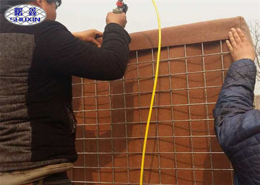 Barreras soldadas con autógena SX de la defensa de la inundación tamaño modificado para requisitos particulares diámetro de la malla de 4,0 milímetros