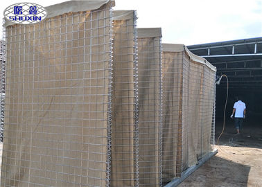 Barreras defensivas resistentes SX de los militares HESCO - 10/galvanizaron la caja de Gabion