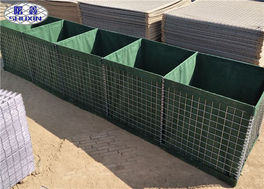 Característica galvanizada el 1MX1MX10M militar de las barreras de la seguridad del perímetro de SX 3