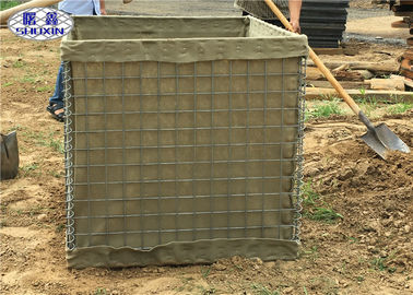 Pared defensiva galvanizada del bastión, pared soldada con autógena de la ráfaga del bastión de Gabion