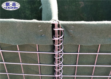 La malla 3 soldó con autógena barreras rellenadas con arena/la barrera defensiva de Gabion del ejército apilable