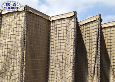 barrera de la bolsa de arena de la seguridad de 4.0m m para la tecnología militar de la soldadura del fortalecimiento
