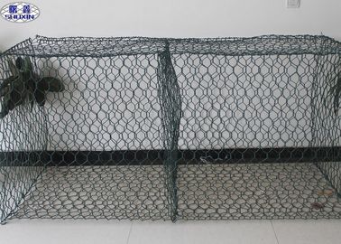 Protección tejida de la orilla del río de los muros de contención de la cesta de las jaulas/de la piedra de la pared de Gabion