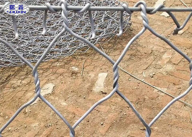 Muro de contención cubierto cinc de la malla de alambre de la armadura para los proyectos de la cuesta de la cala