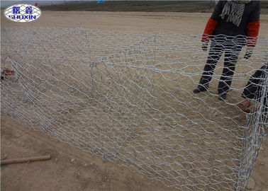 Cestas revestidas galvanizadas del PVC Gabion para el servicio del OEM de la pared de la protección del río