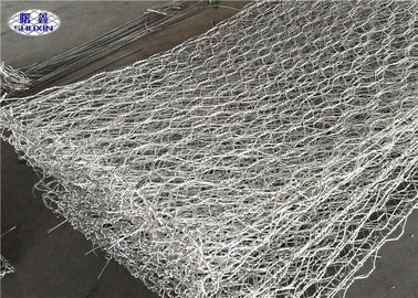 Jaulas dobles de la pared de Gabion de la torsión para la armadura hexagonal de la protección de la cama de río