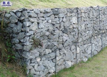 Protección de suelo hexagonal galvanizada inundación de la forma del agujero de la jaula de piedra de acero