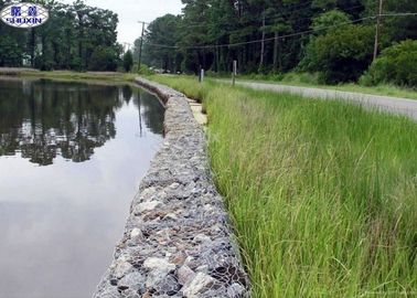 las cestas de la pared de 80x100 HoleTwisted Gabion galvanizaron el tratamiento superficial