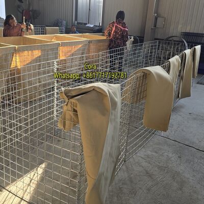 MIL1 Barreras de bastiones defensivos de 1,37 m usadas en el conflicto entre Rusia y Ucrania