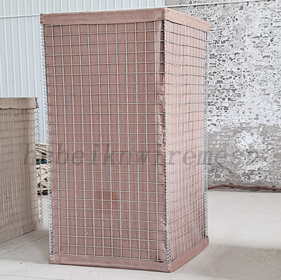 Barrera defensiva galvanizada de la caja de gaviones de la malla soldada caliente de la venta de China