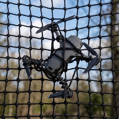 Red de barrera de polietileno (PE) resistente para drones y vehículos aéreos no tripulados