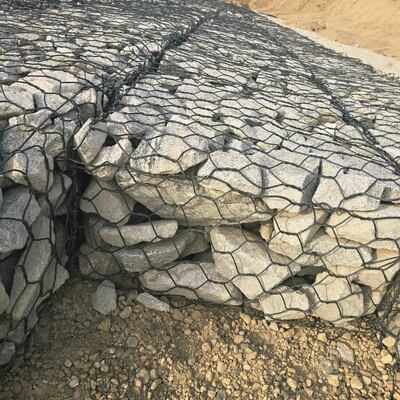 Cestas de gaviones de malla de alambre hexagonales de alta resistencia: tamaños personalizados para proyectos de control de erosión
