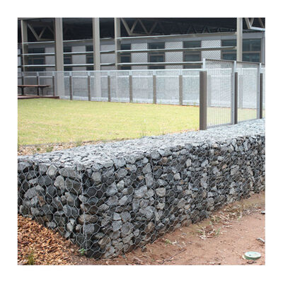 Cesta de gavión galvanizado hexagonal 4*1*1m Protección contra pendientes Gavión 2*1*0.3m Colchón