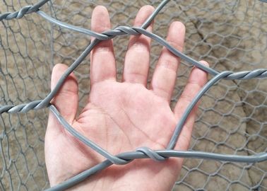 El PVC cubrió las cestas llenadas piedra de los 2*1*1M Lowes Gabion para el muro de contención