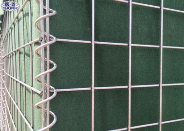 Barreras militares galvanizadas de Hesco del color verde para el control de inundaciones de emergencia