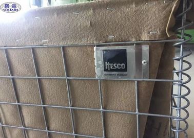 Bastión rellenado con arena Concertainer de Hesco de la seguridad del perímetro de las barreras de Hesco