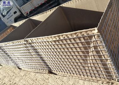 Malla de alambre soldada con autógena pared anti de la ráfaga, muro de Hesco para la protección contra inundaciones del río