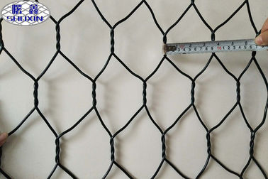 El PVC cubrió el alambre tejido 3.4m m del alambre 2.7m m/borde de la malla de la caja de la malla de Gabion