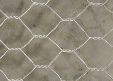 Pared tejida hexagonal de la caja de la malla de Gabion del proyecto blando para el cierre del depósito
