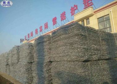 Resistencia a la corrosión galvanizada de la jaula de la piedra de  Gabion de la malla de alambre de la cesta de la roca