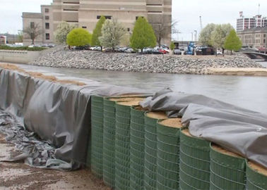 Control de inundaciones defensivo militar de las barreras de Hesco de las barreras defensivas rellenadas con arena del bastión