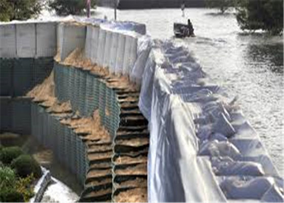 Barrera defensiva alineada geotextil de la protección fuerte