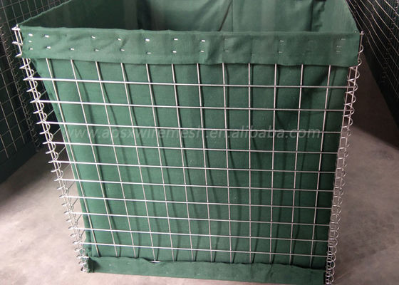 Paredes pesadas de la ráfaga de Hesco de la protección de borde del galvanizado 4.00m m