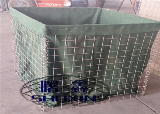 UV resistant heavy rain storm protection Barreras llenas de arena bastión hesco para control de inundaciones