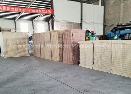 Barrera defensiva de soldadura galvanizada de Hesco de la corrosión anti