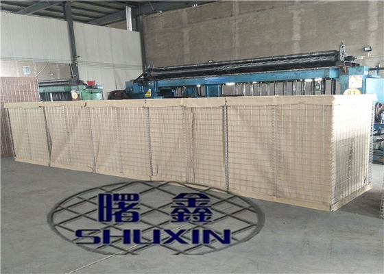 La milipulgada 9 galvanizó el geotextil militar de la pared 300gsm de Hesco de la arena