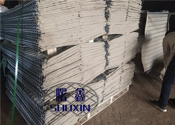 Heigh 2' barrera defensiva de la altura rellenada con arena de Hesco 2x1x1 con la tela del filtro del geotextil