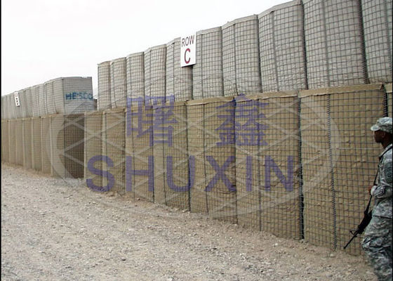 La inmersión caliente de la corrosión anti galvanizó la barrera de la arena de 5m m Hesco
